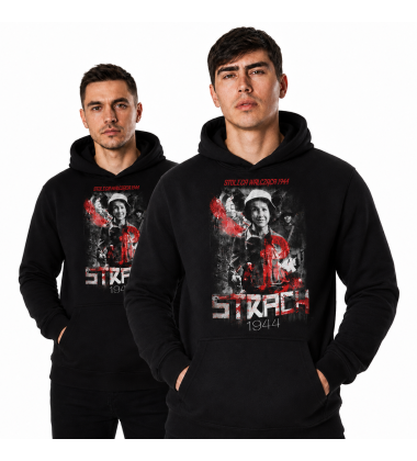 Bluza z kapturem BYLI ZA MŁODZI NA STRACH